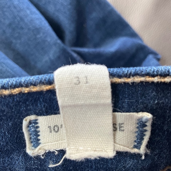 Madewell Women’s 31 10” High-Rise Skinny Jeans Distressed Minimalist Basic Blue - Picture 10 of 13